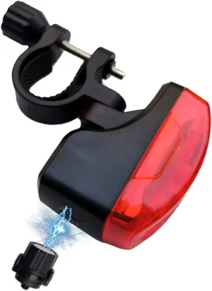 Bike Tail Lights Self-Powered, Cycling Warning Light Bicycle Wheel Fork Magnetic Induction Safety Light Riding Safety Flashlight Taillight
