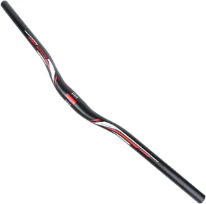 Bikes Bicycles Aluminum Alloy Handlebar 31.8 Mountain Bikes Riser Handlebars For Trekking Touring Commuting&Urban Bikes 690mm BMX DH XC AM FR Handle Bars Rise 30mm (Color : Red, Size : 690mm)