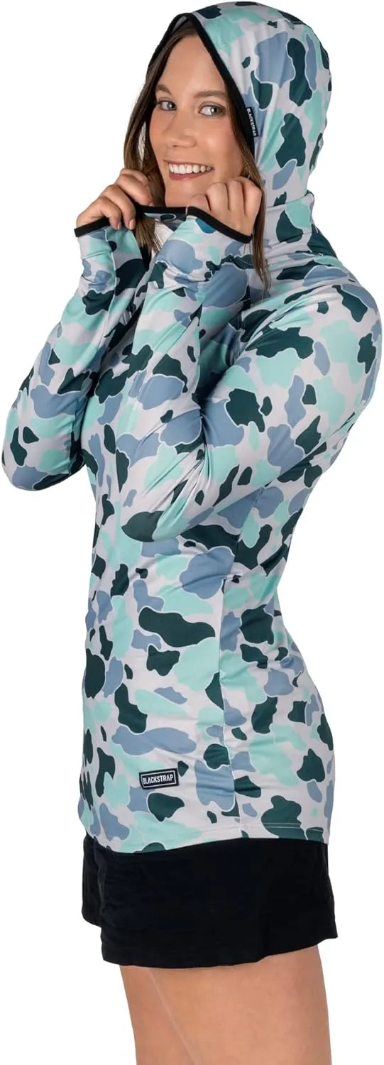 BLACKSTRAP Womens Hooded Brackish Crew UV Sun Shirt