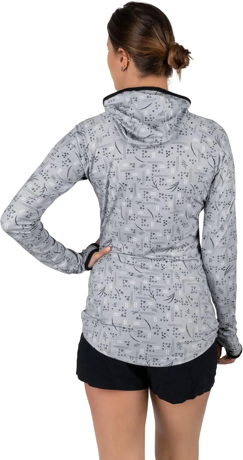 BLACKSTRAP Womens Hooded Brackish Crew UV Sun Shirt
