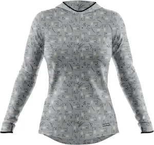 BLACKSTRAP Womens Hooded Brackish Crew UV Sun Shirt