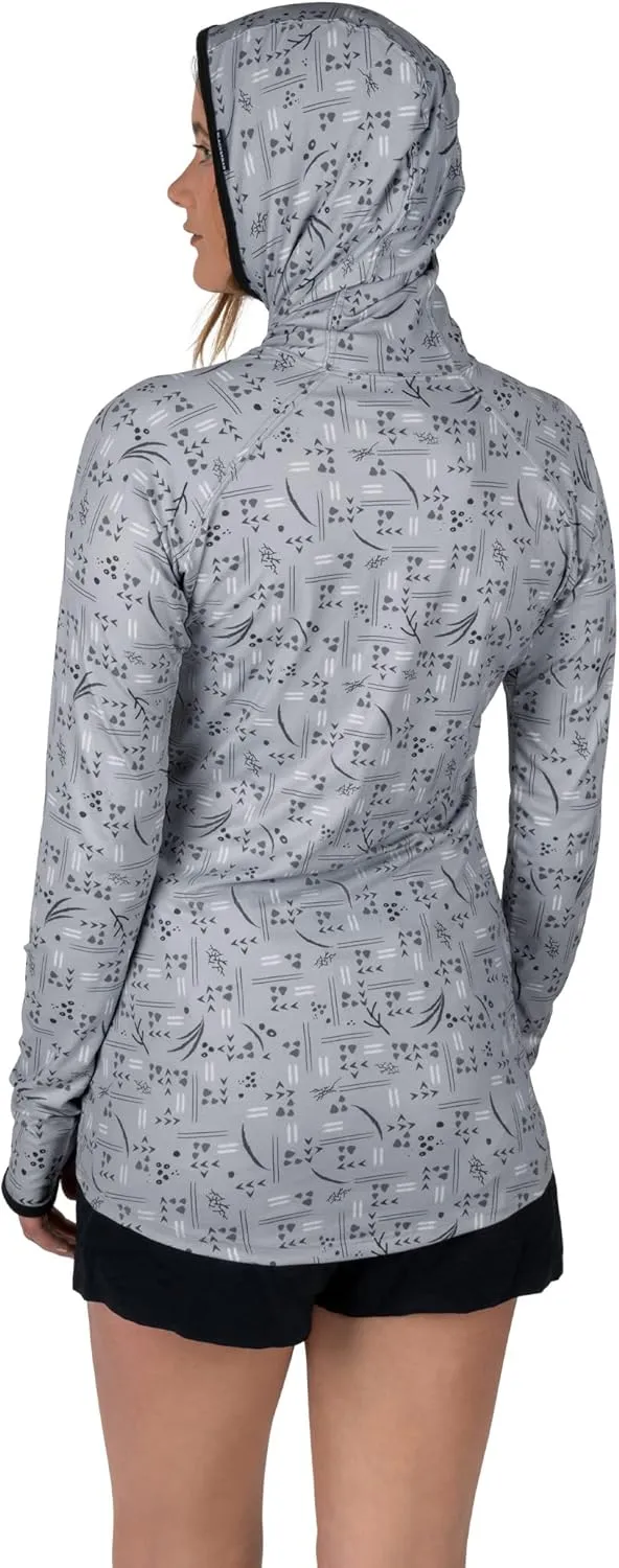 BLACKSTRAP Womens Hooded Brackish Crew UV Sun Shirt
