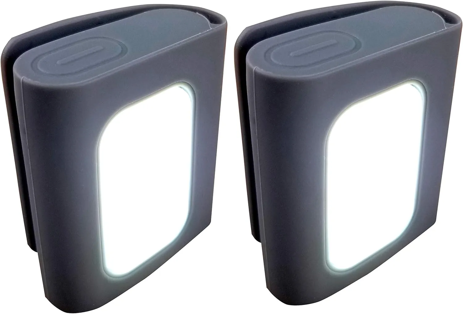 Bright Eyes 200 Lumen Firefly 2-Pack Clip On LED Safety Running and Jogging Light - USB Rechargeable - 2 Pack - Also for Hiking, Camping, Working and Much More!! (Deep Gray)