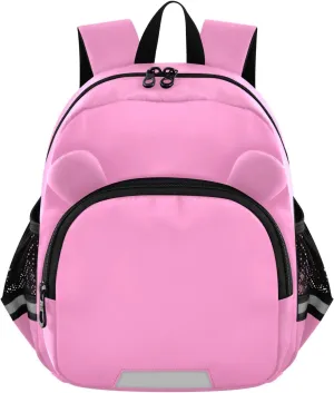 Bright Pink Toddler Backpack for School Kids Backpacks for Girls Boys 3-6 Elementary Preschool Kindergarten Backpack Toddler Bag