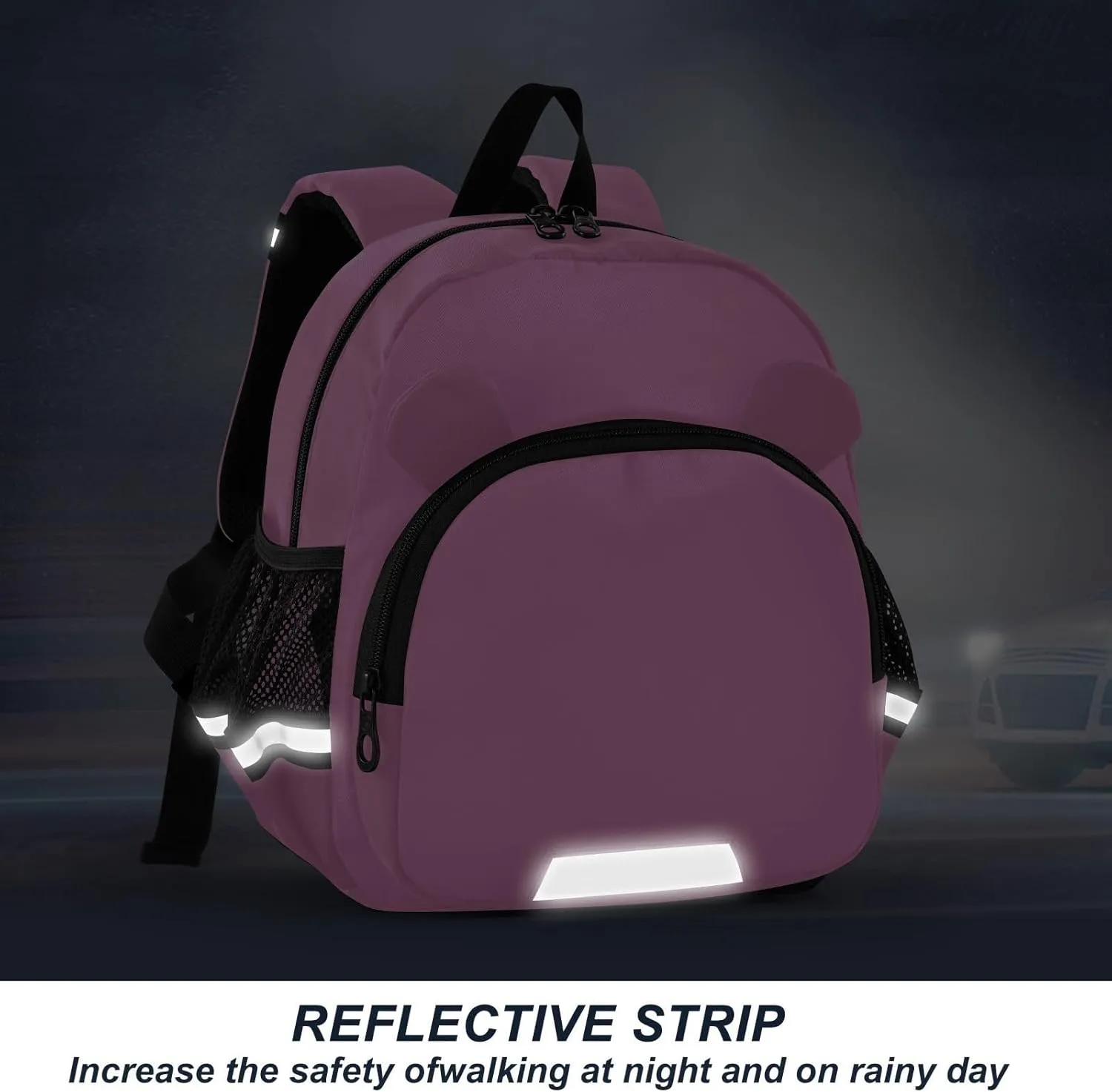 Bright Pink Toddler Backpack for School Kids Backpacks for Girls Boys 3-6 Elementary Preschool Kindergarten Backpack Toddler Bag