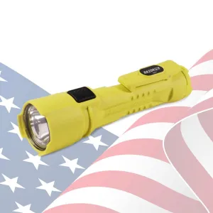 Bright Star Razor FSL Dual Light Magnetic LED Flashlight – 14,000 Candela, 10-Hour Runtime, USA-Made, Includes 3AA Batteries for Convenience
