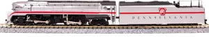 Broadway Limited 8028 PRR T1 Duplex, #5545, Silver w/Red, Paragon4 Sound/DC/DCC, N Scale