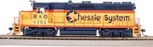 Broadway Limited 8886 EMD GP35, CSX 4386, Chessie System w/CSX Patch, Paragon4 Sound/DC/DCC, HO Scale