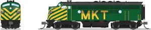 Broadway Limited 9215 EMD F3A, MKT 70-A, Green & Yellow, Paragon4 Sound/DC/DCC, N Scale (Hobbytyme Exclusive)