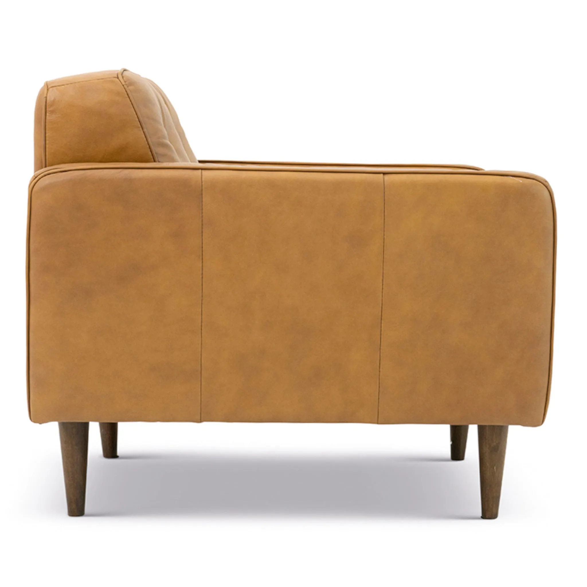 Broxton Tan Leather Lounge Chair