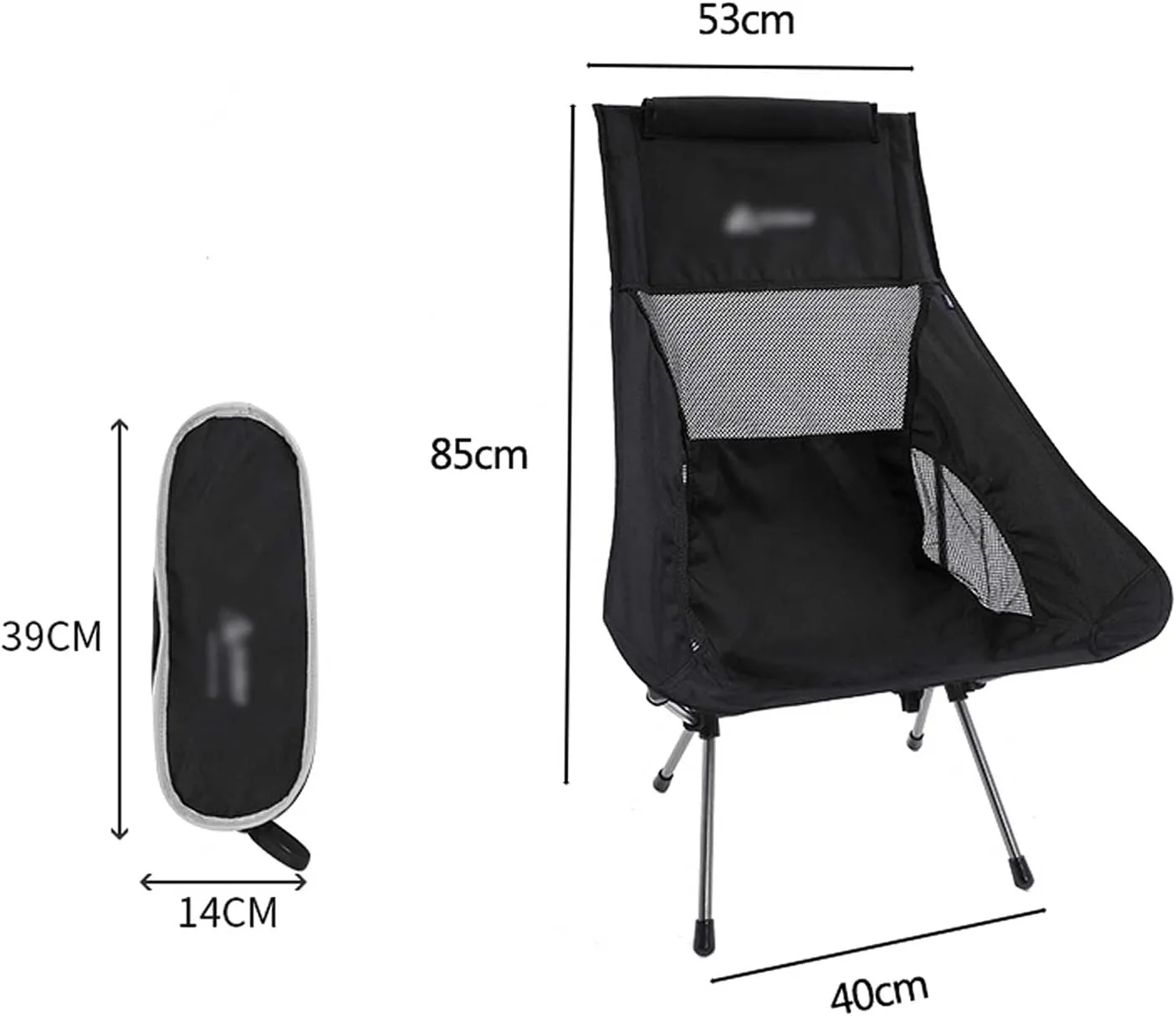 BTZHY Recliner Chair,Portable Fishing Chair,Outdoor Camping Chairs,Foldable Moon Chair,for Picnics,Garden,Sandy Beach,BBQ.