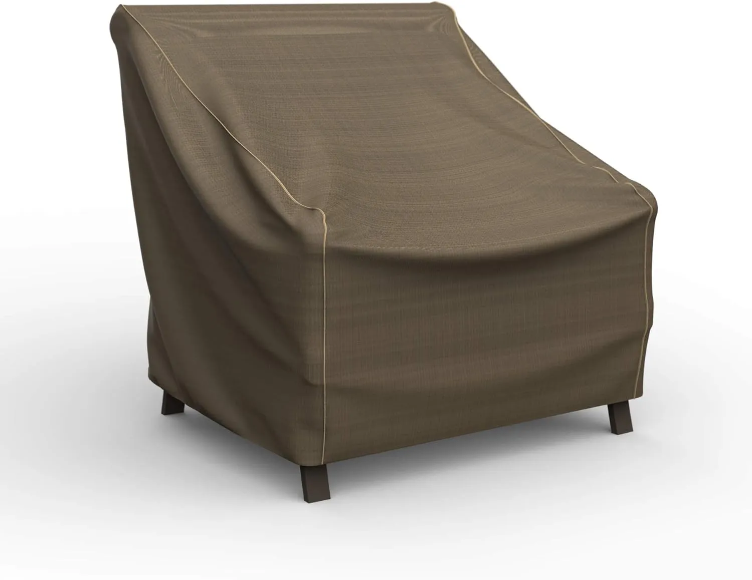 Budge P1W02BTNW3 StormBlock Hillside Patio Chair Cover Premium, Outdoor, Waterproof, Large, Black and Tan Weave