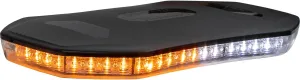 Buyers Products 8891111 LED Mini Light Bar, Amber/Clear, Class 1 Low Profile Hexagon, 15' Lead W/On/Off & Pattern Switch, Permanent or Magnetic Mount, Warning Lights for Vehicles