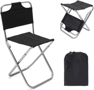 Camping Chair Outdoor Chair Foldable Chair Camping Chair Ultralight Outdoor Folding Chair Portable Backrest Fishing Stool Aluminum Art Sketching Bench Chair Folding Camping Chair