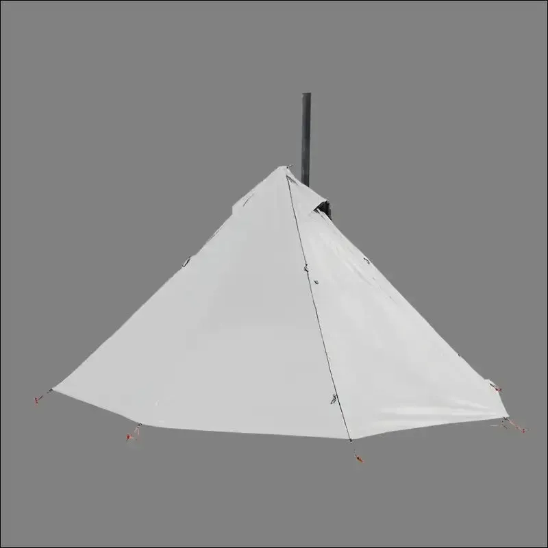 Camping hot tent with chimney window outdoor ultralight tipi teepee tent pyramid double layer