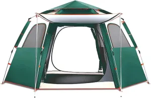 Camping Tent,Family Camping Dome Tent,Automatic Instant Pop-Up Tents,for 3-4 Person Hiking Travelling Fishing Pack Picnic