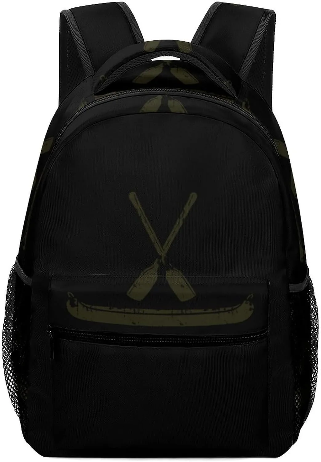Canoe with Paddle Travel Backpack Lightweight Shoulders Bag Laptop Daypack for Work Office