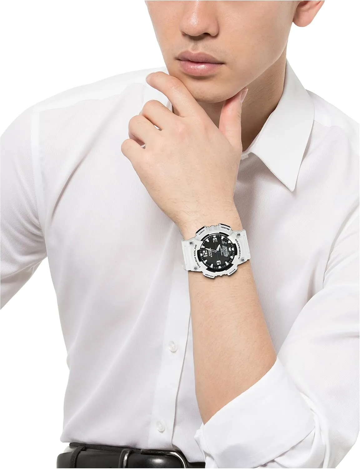 Casio AQS800W Series | Analog Digital Watch | 100M WR | Solar Powered | 1/100 SEC Stop Watch | 6-Language Day of The Week Indicator | Countdown Timer | LED Light | Multi Alarm