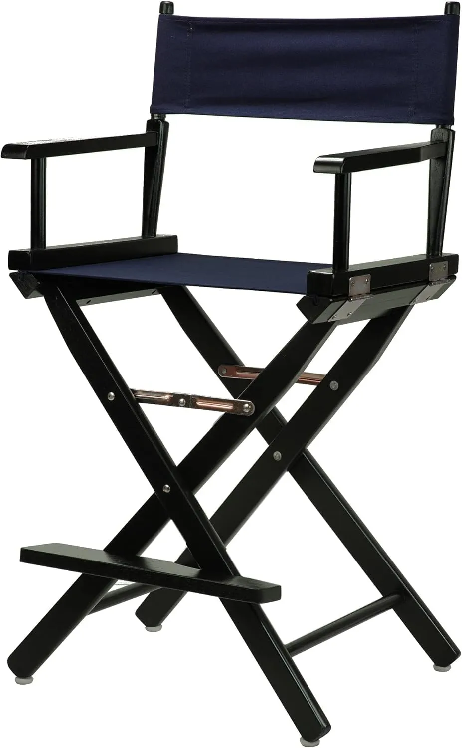 Casual Home 24" Director's Chair Black Frame-with Burgundy Canvas, Counter Height