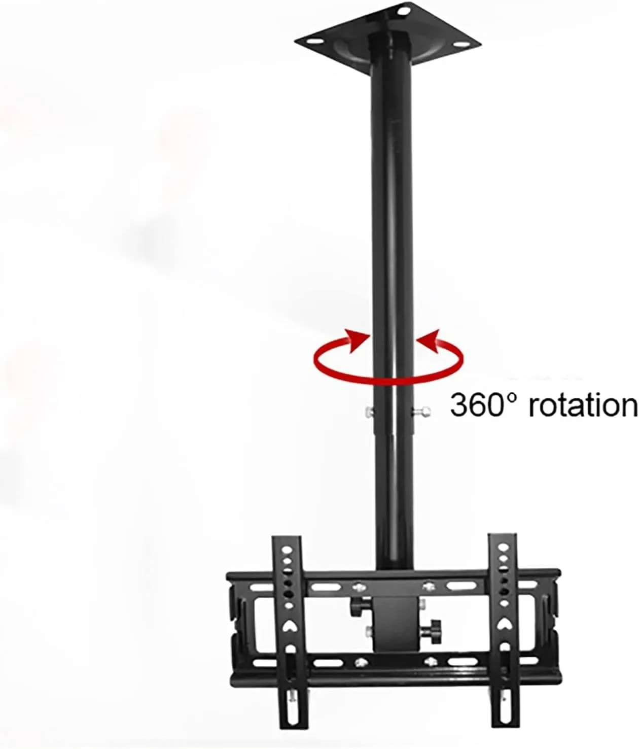 Ceiling TV Mount,Adjustable Height TV Bracket Fits 14-32inch LED Plasma Panel Display,TV Pole Mount Holds Up to 88lbs/40kg,Max VESA 200x200mm TV Mount,B,0.51.5m