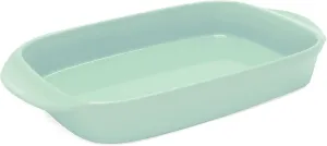 Chantal Classic 13" x 9" Ceramic Rectangular Baker, 3.25 quart, Sage Green, (93A-RT33 SA)