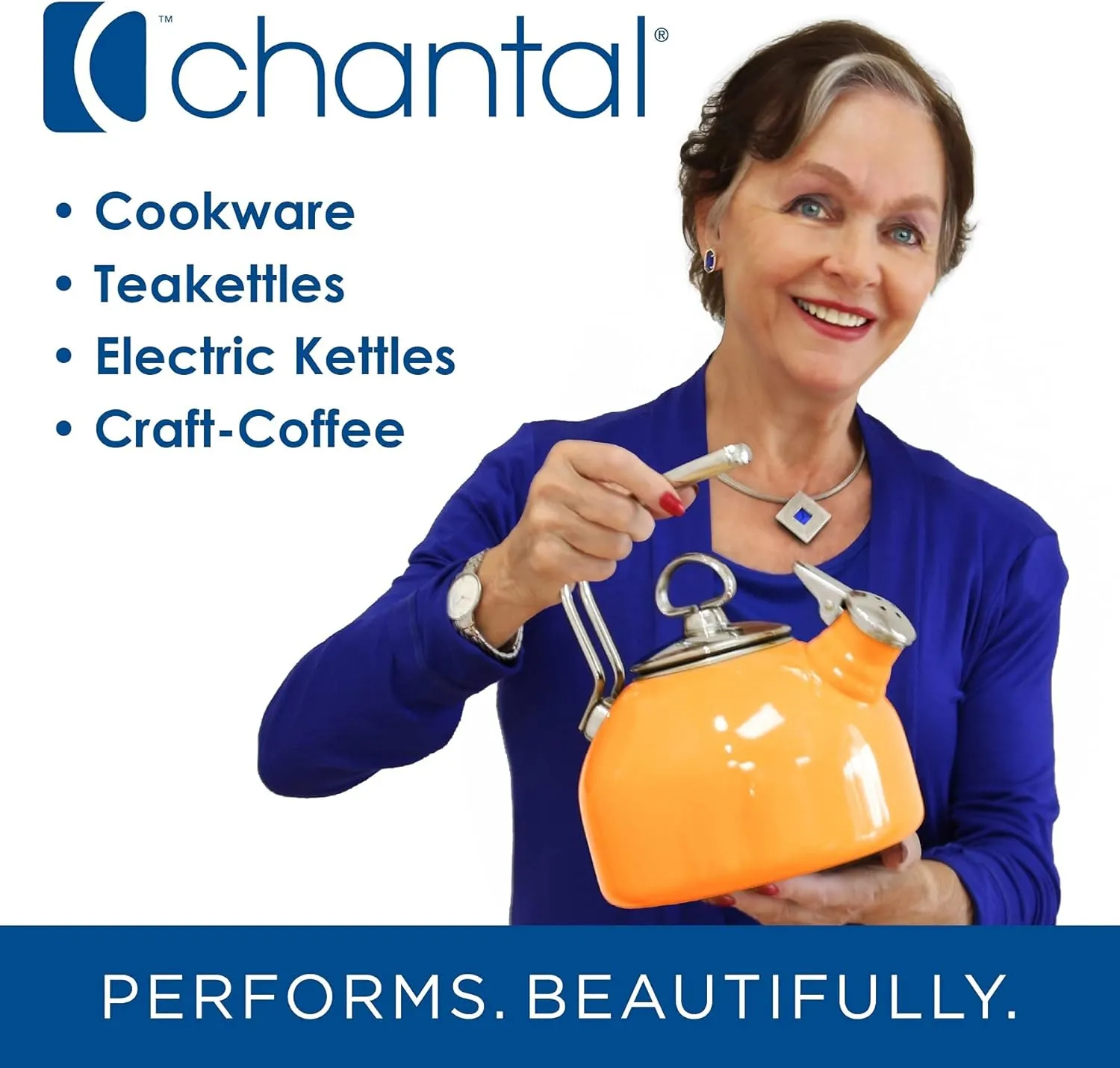 Chantal Covered Dish, Full Size Butter, Marigold