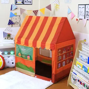 Children Folding Dessert House Play Tent Toy Outdoor Hiking Playhouse Game