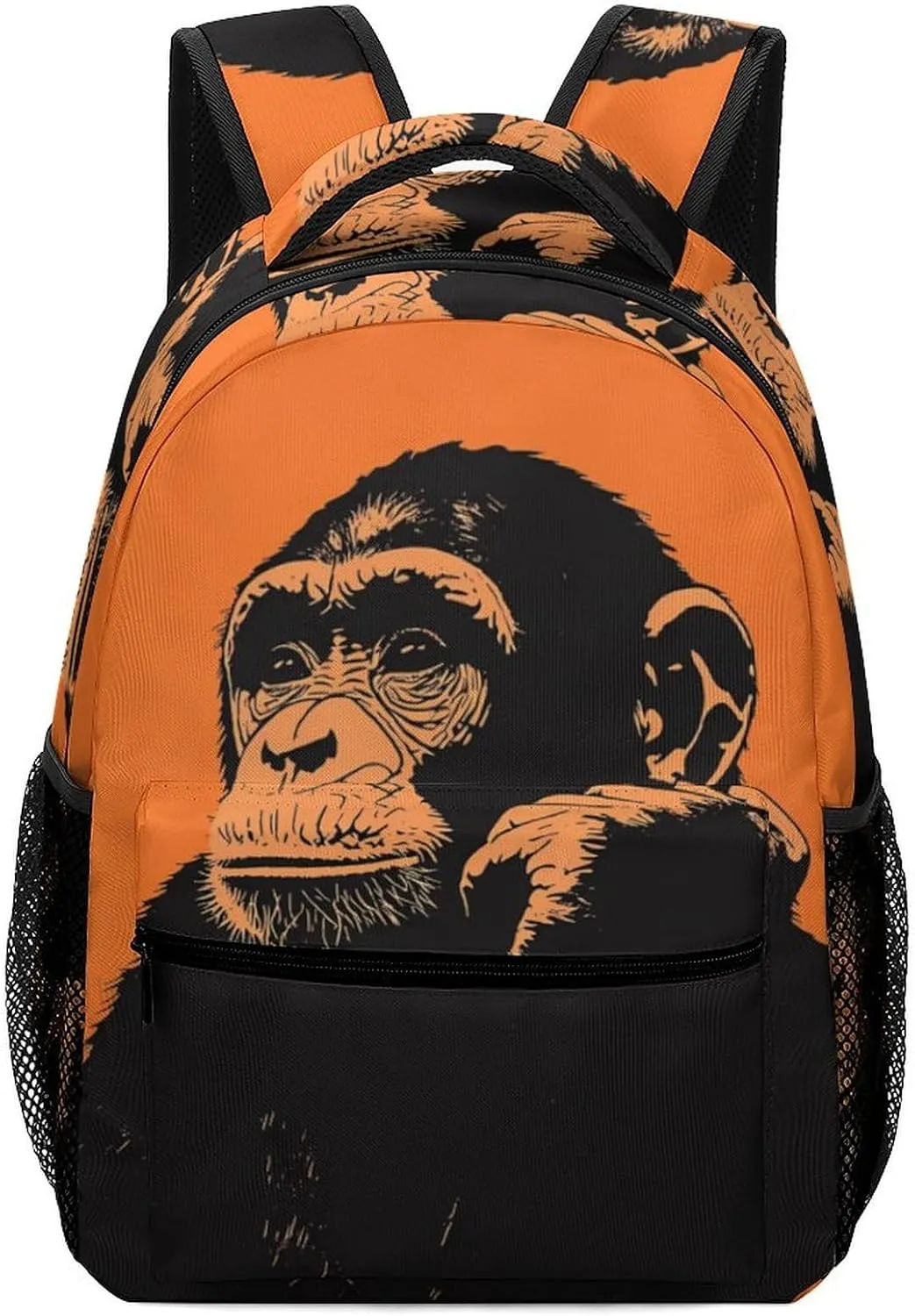 Chimpanzees Monkeys Chimps Apes Travel Backpack Lightweight Shoulders Bag Laptop Daypack for Work Office
