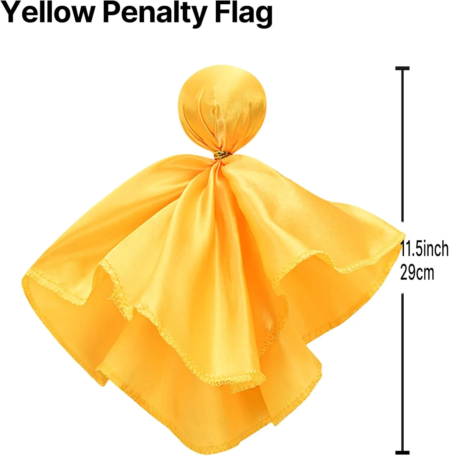 ChinFun 3 Pcs Kids Referee Shirt Costume Child Umpire Jersey Stripe, Yellow Penalty Flag and Stainless Steel Whistle