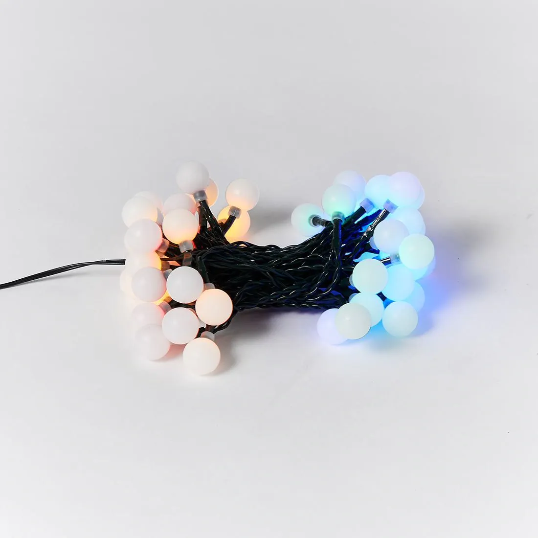 Christmas Festive Outdoor Rechargeable Solar 50 LED Multi-coloured Ball Lights