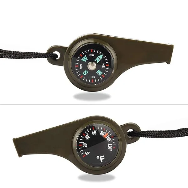 Cithway™ 3-in-1 Thermometer Compass Whistle