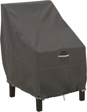 Classic Accessories Ravenna Water-Resistant 25.5 Inch High Back Patio Chair Cover, Outdoor Chair Covers