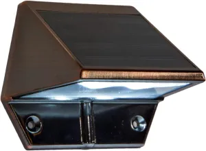 Classy Caps Solar Deck & Wall Lights, Model SL177, Electroplated Copper - High Performance, Energy Efficient, Weather-Resistant, Outdoor Solar Lights, Durable Design, Easy Installation
