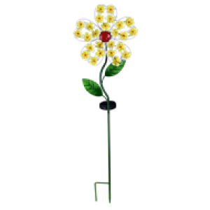 Click Floral Solar LED Decorative Stake Lights - Multi-Colour Assorted