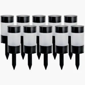 Click Village Solar LED Pathway Bollard - 10 Pack