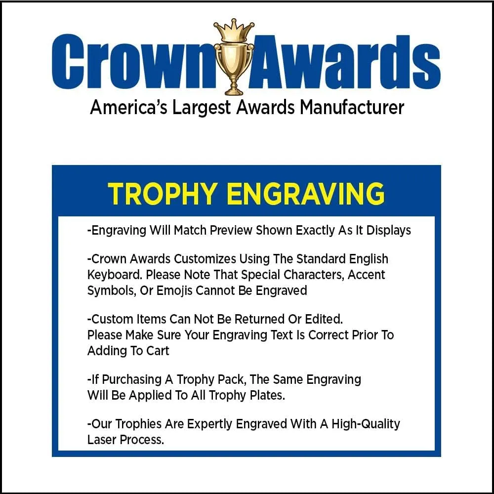 Coach Whistle Trophy, 5.75" Gold Award On White Marble Base - Add Your Own Engraving Prime