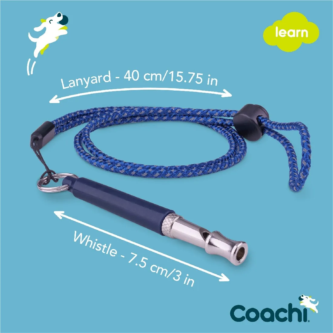 Coachi High Frequency Professional Whistle Navy