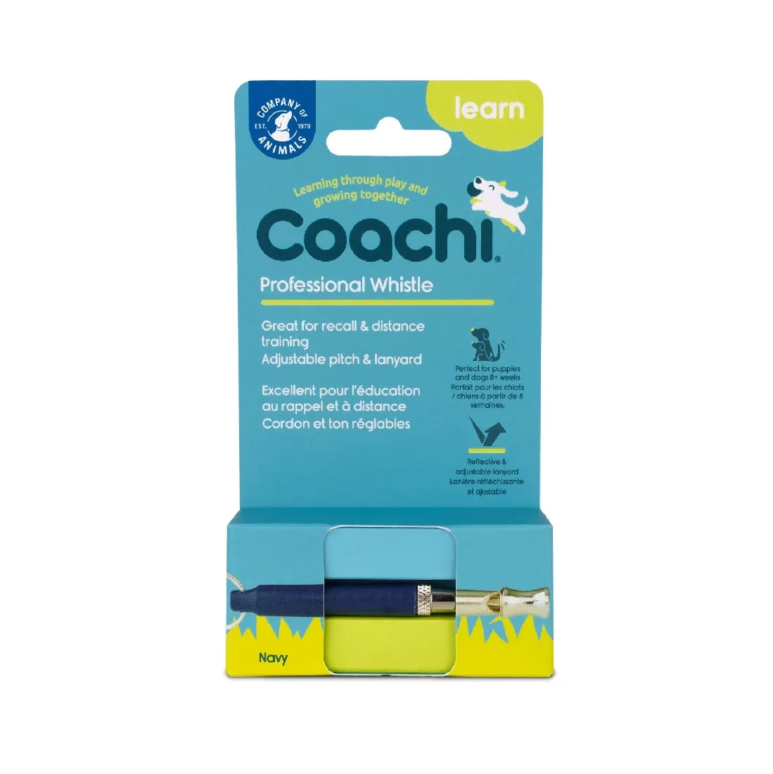 Coachi High Frequency Professional Whistle Navy
