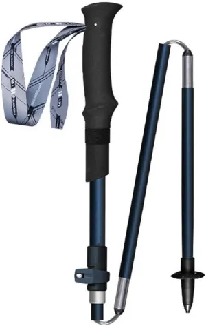 Collapsible Trekking Poles Quick Lock System Telescopic Carbon Fiber Hiking Poles Walking Sticks Lightweight with EVA Handle for Traveling Camping Hiking Mountaineering