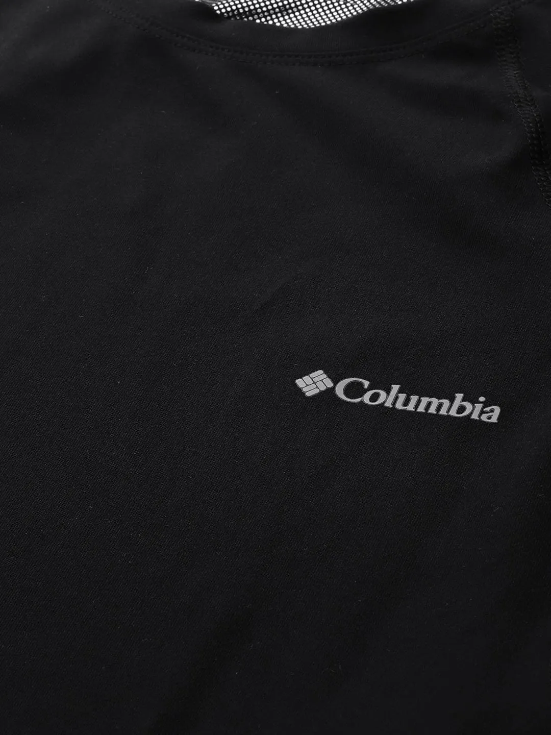 Columbia Men Black Midweight Stretch Long Sleeve Baselayer Top (Non Returnable)