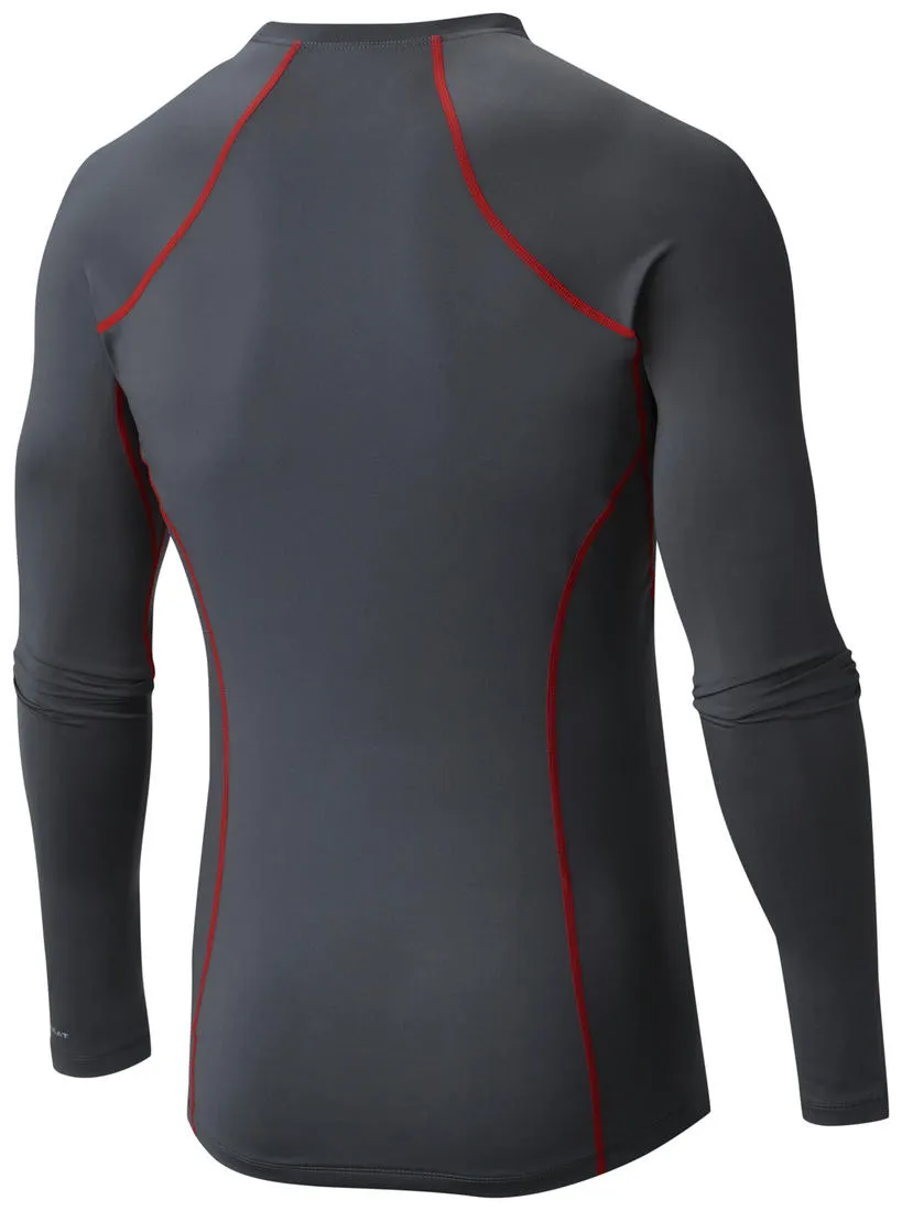 Columbia Men Grey Midweight Stretch Long Sleeve Baselayer Top (Non Returnable)