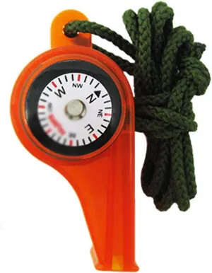 Compass Compass Thermometer Portable Precise Outdoor Multifunctional High Decibel Survival Whistle/Compass/North Pointer (Color : A)