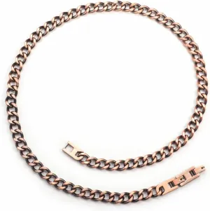 Copper Necklace for Women Men, 99.9% Pure Copper Hands Copper Chain Recklace, Adjustable Jewelry Gifts（19.7inch）