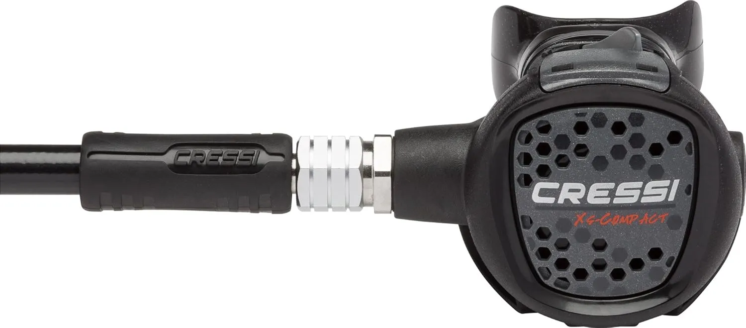 Cressi Novice Complete Scuba Diving Package - Buoyancy Compensator   Compact Regulator   Compact   Mini SPG - Solid: Made in Italy