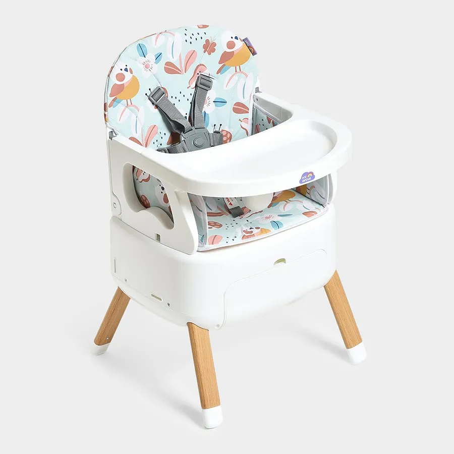 Cuddle Baby High Chair 4 in 1 Bright White