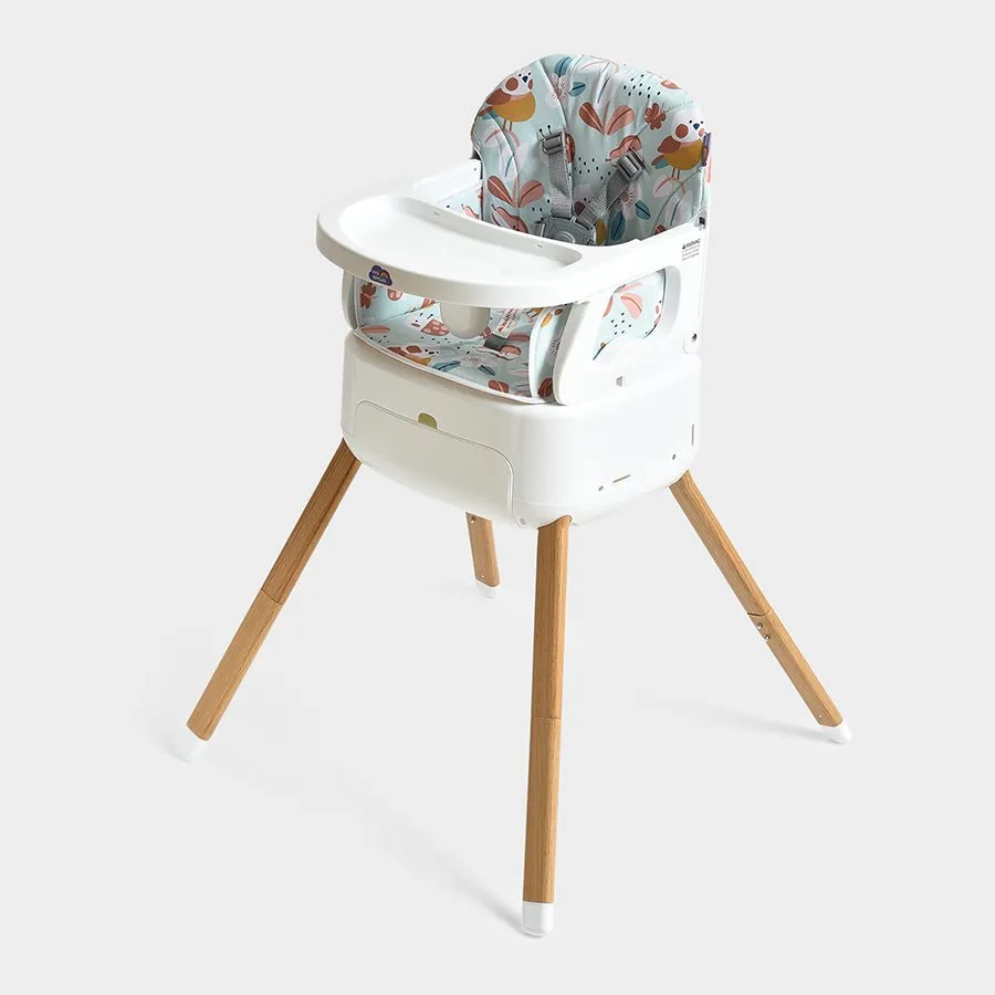 Cuddle Baby High Chair 4 in 1 Bright White