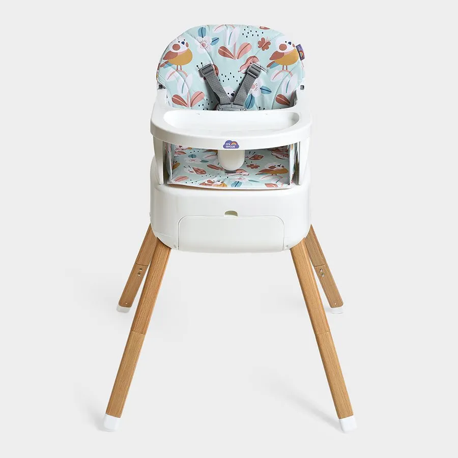 Cuddle Baby High Chair 4 in 1 Bright White