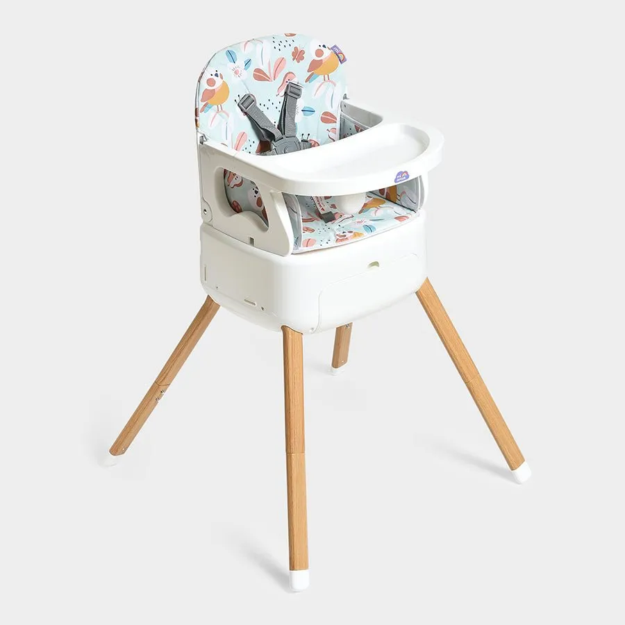 Cuddle Baby High Chair 4 in 1 Bright White
