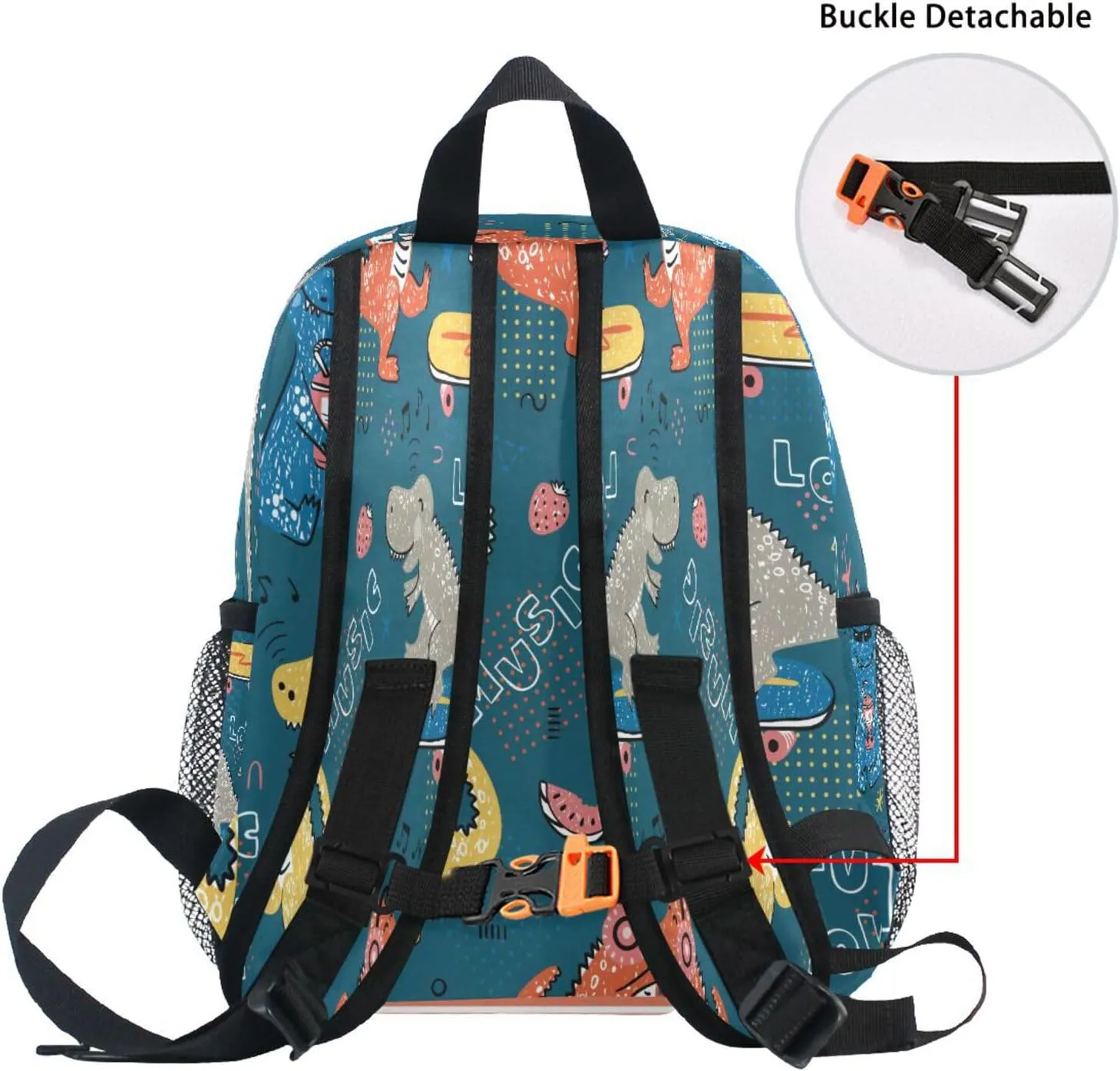 Custom Kids Toddler Mini Backpack for Girls Boys Cute Animal Dinosaur Personalised Children's Backpacks Blue School Bag with Kid's Name/Text
