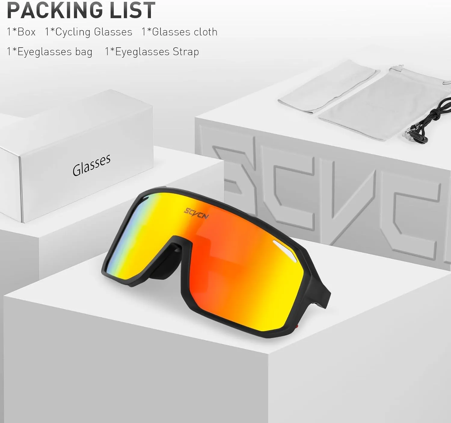 Cycling Glasses Sport Sunglasses MTB BMX Men Women Running Driving Fishing Golf DZ-S62